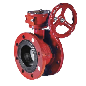 D341X-16Q Flange Turbine Type Butterfly Valve