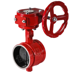 D381X-16Q Grooved Turbine Butterfly Valve