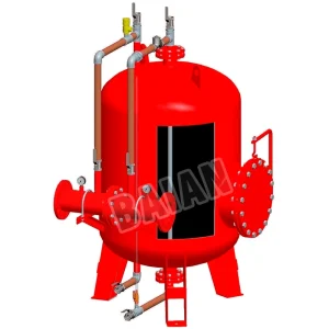 Fixed Foam Bladder Tank Vertical Type