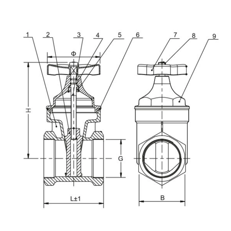 Z15X-16Q Threaded Soft Gate Valve