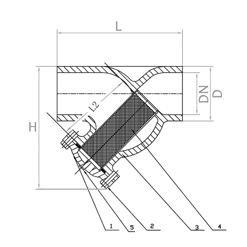GL83H-16Q Grooved Type Y Type Filter