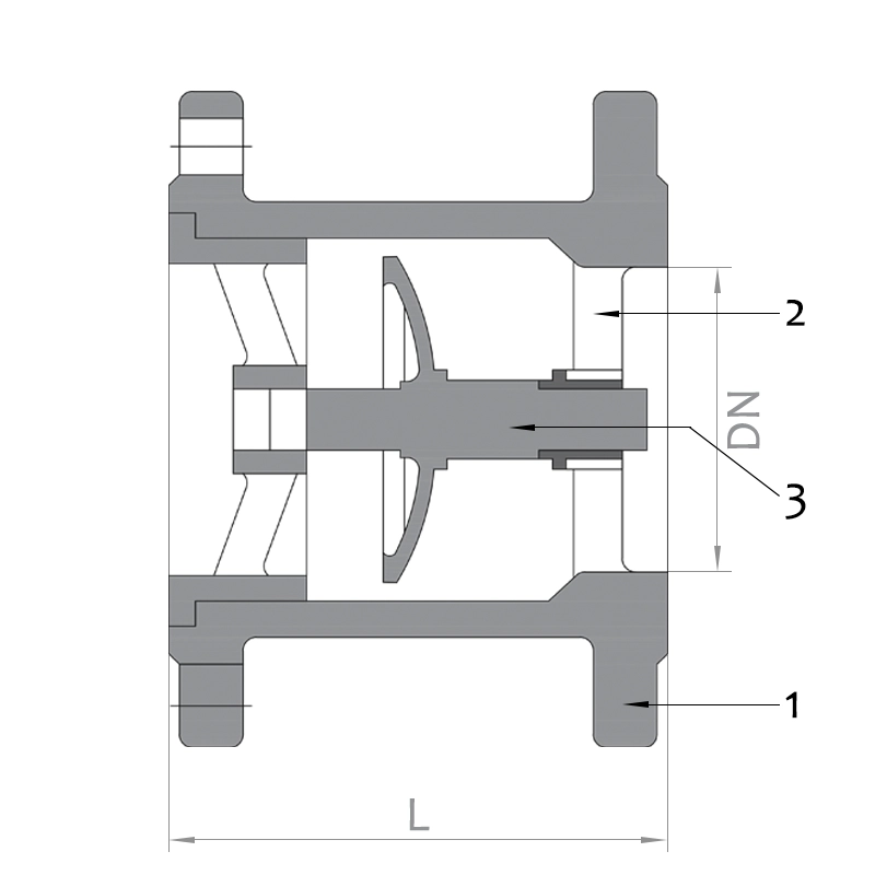H41X-16Q Flange Silencer Check Valve