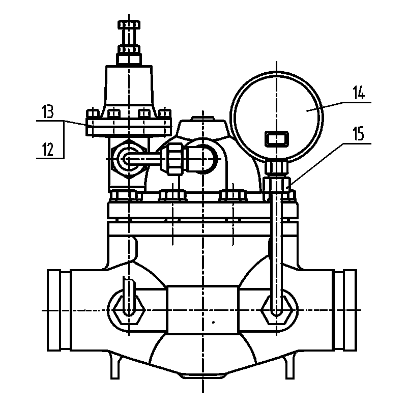 8200X-16Q Grooved Type Pressure Reducing Valve
