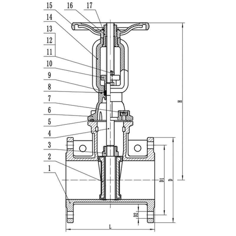 Z41X-16Q OS&Y Hard Seal Seated Gate Valve tb