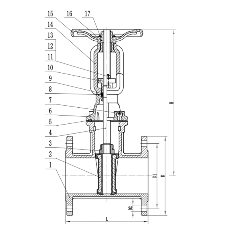 Z41X-16Q OS&Y Resilient Seated Gate Valve