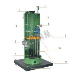 Integrated prefabricated pump station