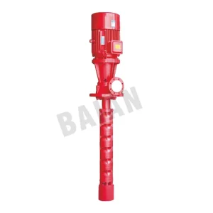 Deep well fire pump unit