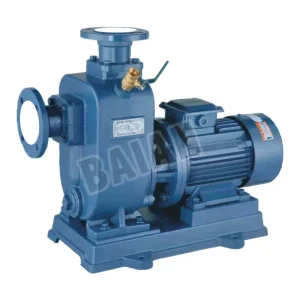 Self-priming sewage pump