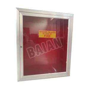 Folding fire cabinet