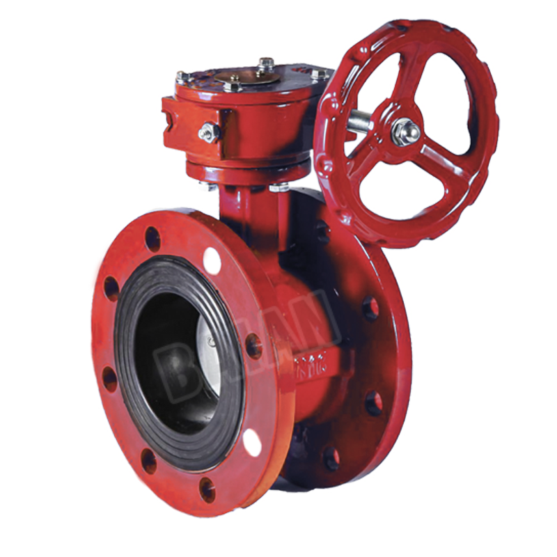D341X-16Q-Flange-Turbine-Type-Butterfly-Valve