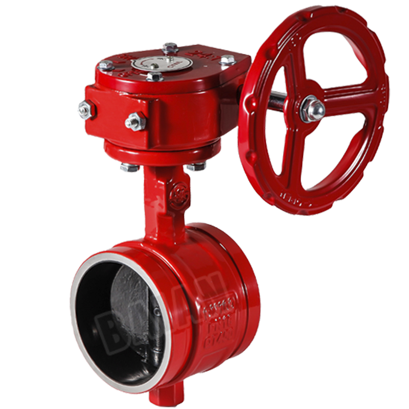 D381X-16Q-Grooved-Turbine-Butterfly-Valve