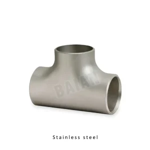 Stainless steel tee